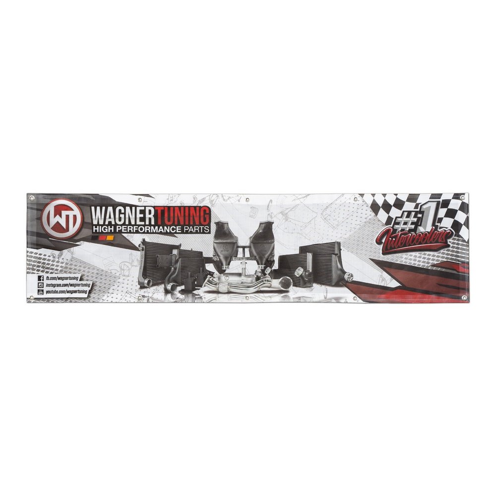 Wagner Banner Werkstattbanner white 200 x 50