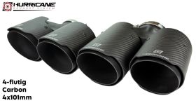 Hurricane 3,5" Abgasanlage für Golf 7,5 R Variant 310PS FL V2