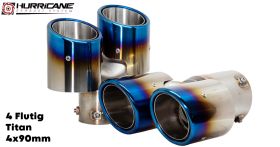 Hurricane 3,5" Abgasanlage für Golf 7,5 R Variant 310PS FL V2