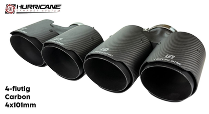 Hurricane 3,5" Abgasanlage für VW Golf 7.5 R OPF V2