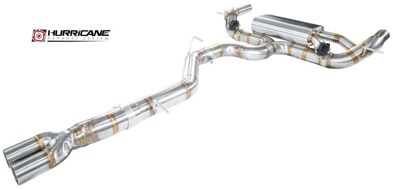 Hurricane 3,5" Abgasanlage für Audi RS3 VFL 8Y 400PS Sportback