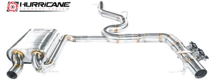 Hurricane 3,5" Abgasanlage für Seat Leon Cupra ST 300 AWD Carbon Edition 5F V2