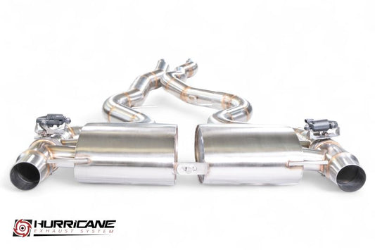 Hurricane 3,5" Abgasanlage für BMW E90 E91 335i N54