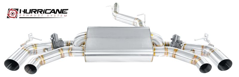 Hurricane 3,5" Abgasanlage für Golf 8,5 R FL 333PS