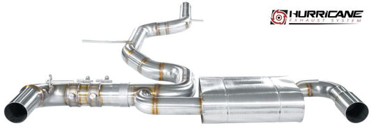 Hurricane 3,5" Abgasanlage Golf 8,5 GTI Clubsport 300PS FWD