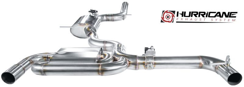 Hurricane 3,5" Abgasanlage für VW Scirocco III / R 2.0 TSI 265-280PS V3