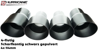 Hurricane 3,5" Abgasanlage für Golf 8,5 R FL 333PS