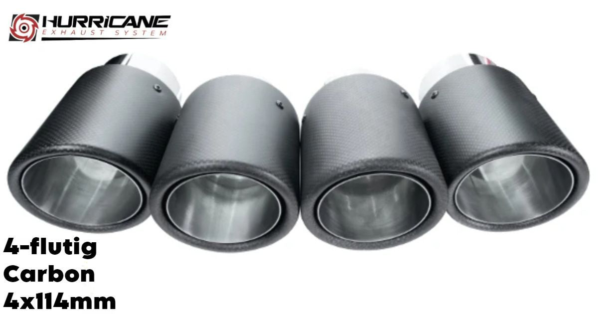 Hurricane 3,5" Abgasanlage für Golf 8,5 R FL 333PS