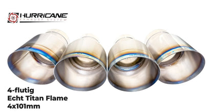 Hurricane 3,5" Abgasanlage für Golf 8 R VFL 320PS