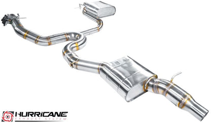 Hurricane 3,5" Abgasanlage für Golf 7,5 R Variant 310PS FL V2