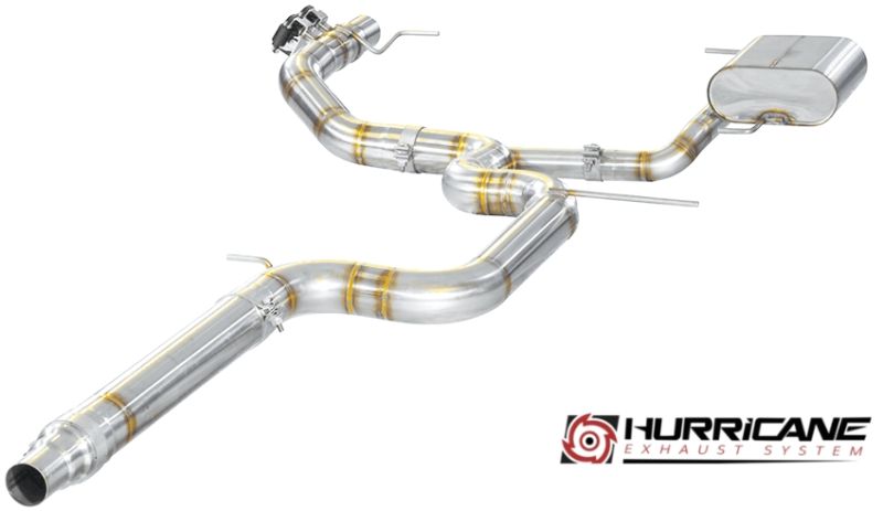 Hurricane 3,5" Abgasanlage für Seat Leon Cupra ST 300 FWD 5F V2